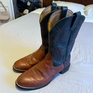⚡️⚡️FLASH SALE⚡️⚡️ ARIAT Men's Brown and Green Cowboy Boots